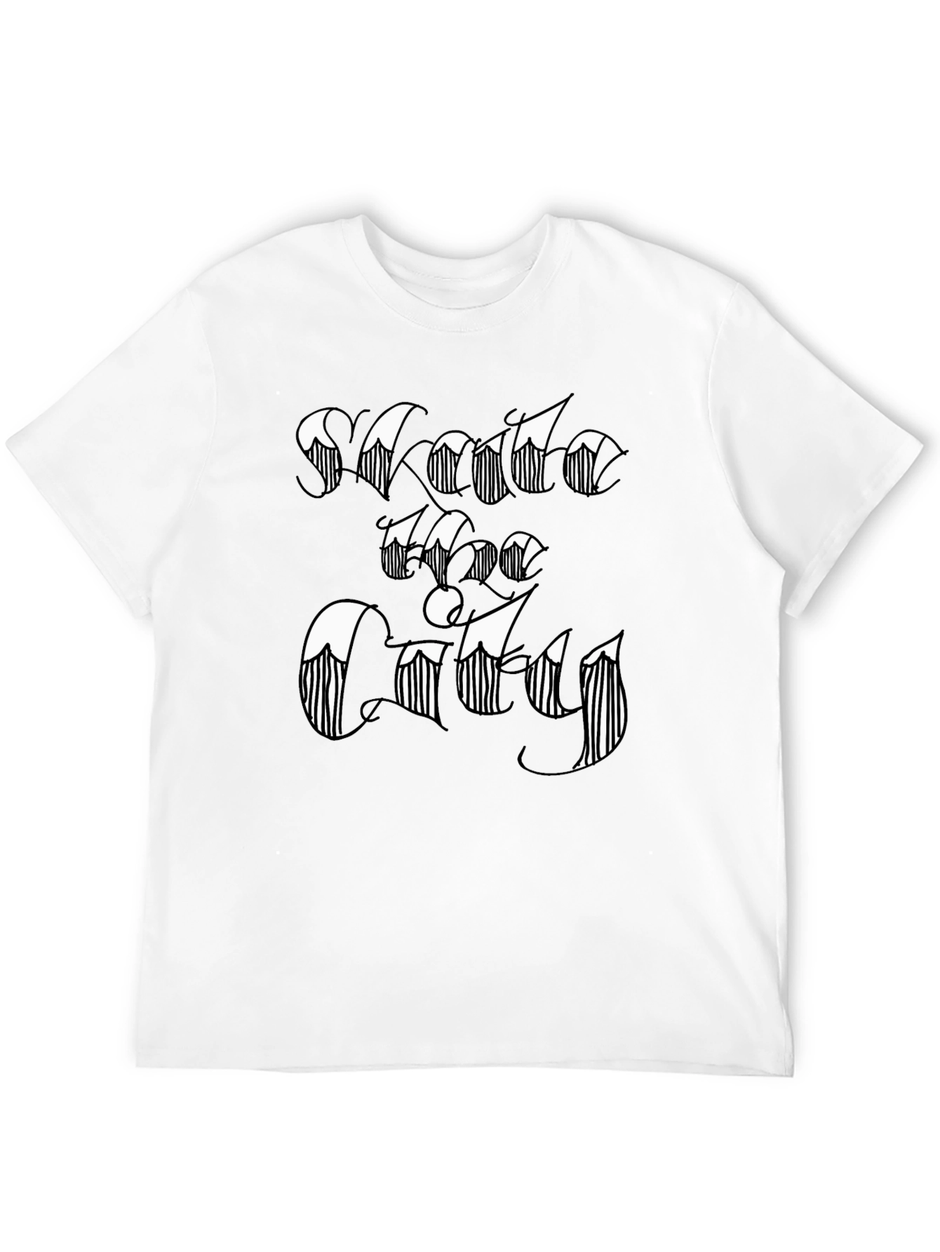 Santa Fe City Tee - Black Graphic T-Shirt