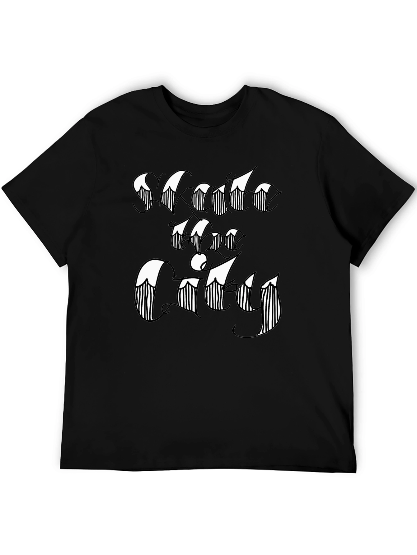 Santa Fe City Tee - Black Graphic T-Shirt
