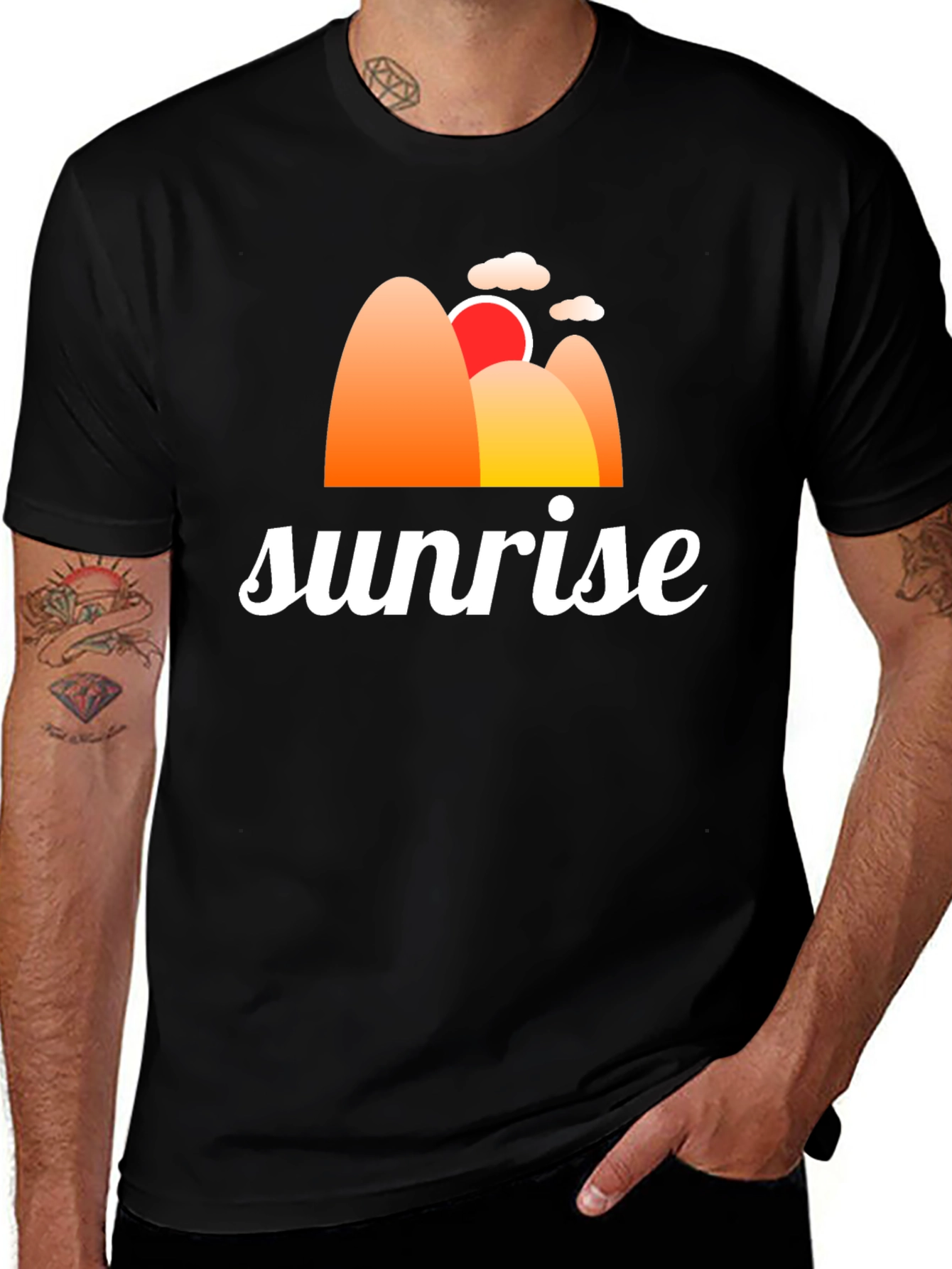 Sunrise Graphic Tee - Stylish Comfort