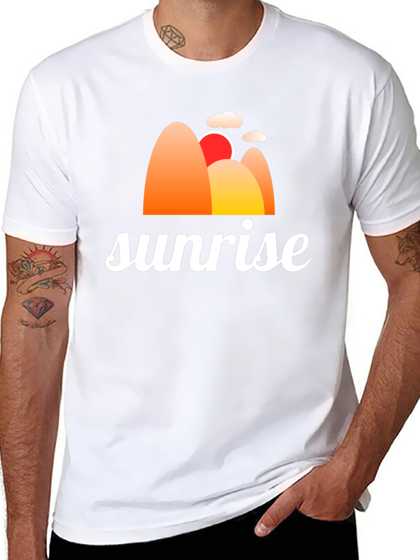 Sunrise Graphic Tee - Stylish Comfort