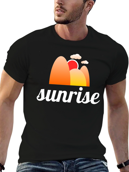 Sunrise Graphic Tee - Stylish Comfort