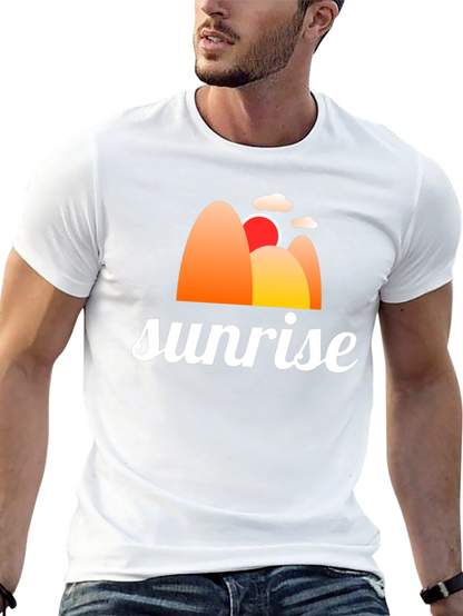 Sunrise Graphic Tee - Stylish Comfort