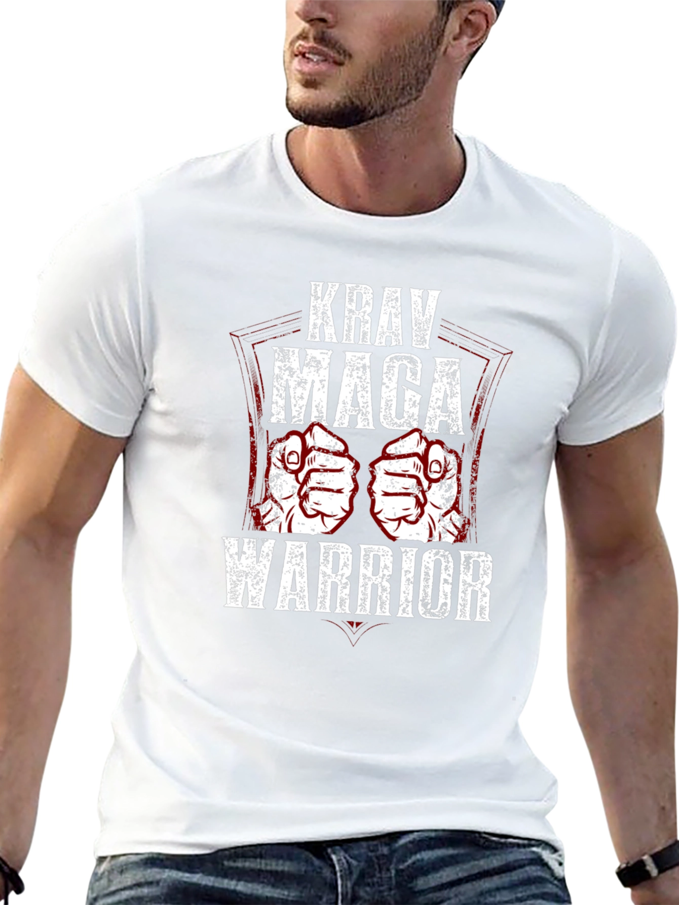 Krav Maga Warrior Graphic T-Shirt Martial Arts Tee