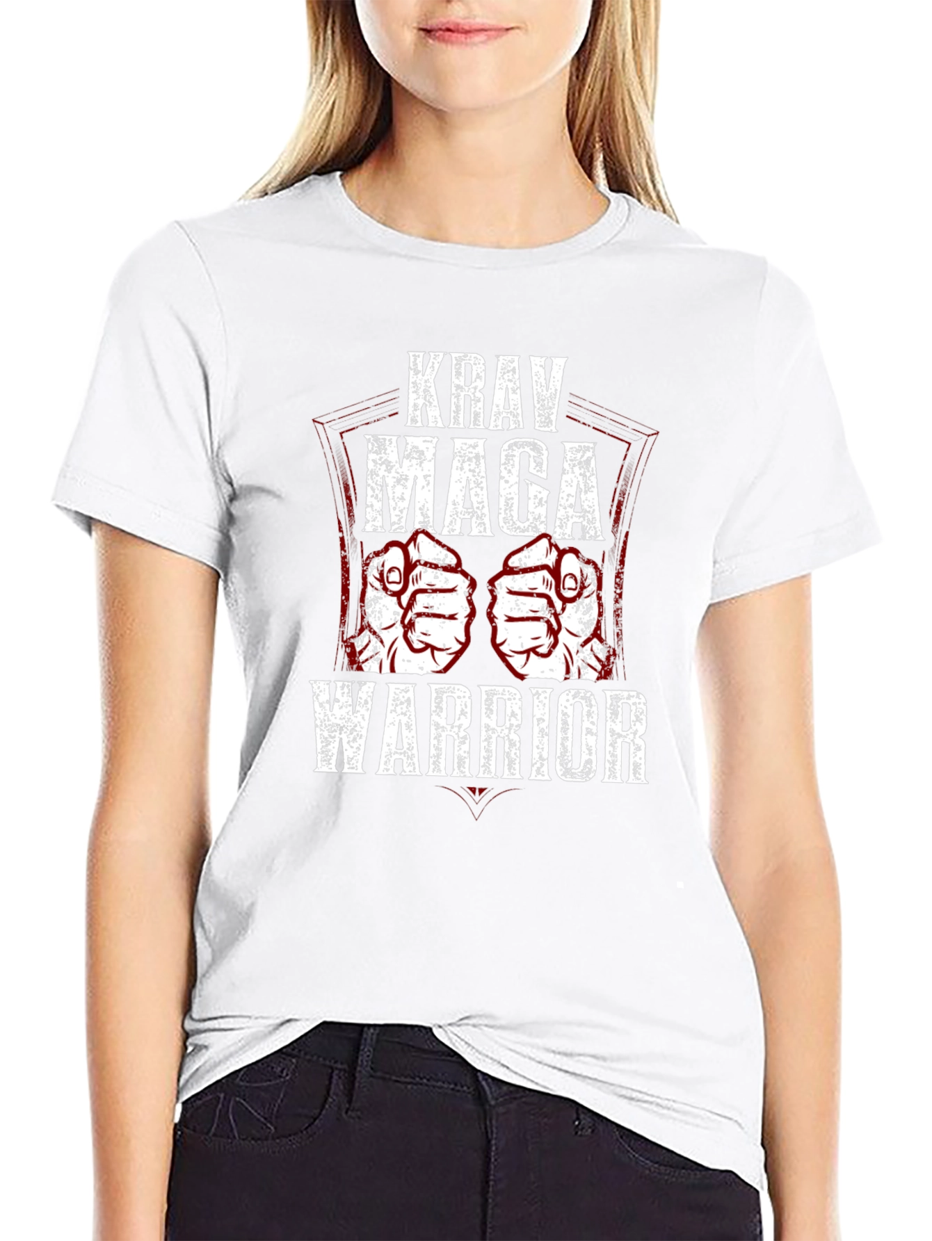 Krav Maga Warrior Graphic T-Shirt Martial Arts Tee