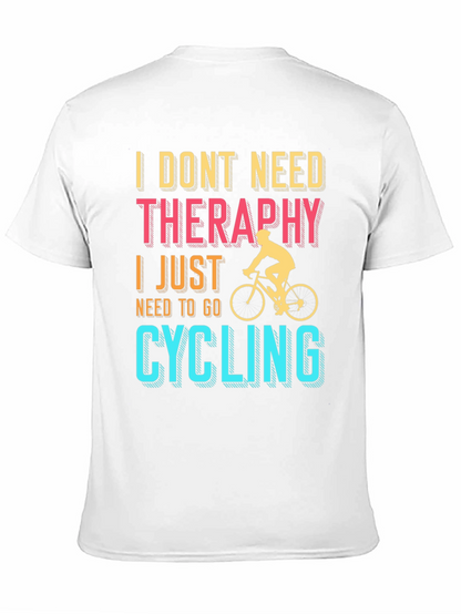 Cycling Therapy T-Shirt | Bike Lover Tee