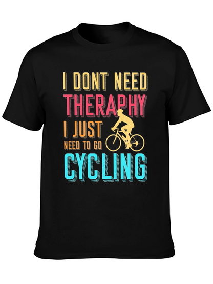 Cycling Therapy T-Shirt | Bike Lover Tee