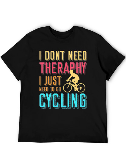 Cycling Therapy T-Shirt | Bike Lover Tee