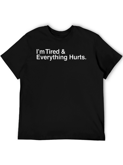 Tired & Hurts Graphic Tee - Black