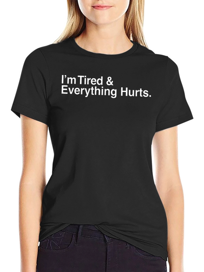 Tired & Hurts Graphic Tee - Black