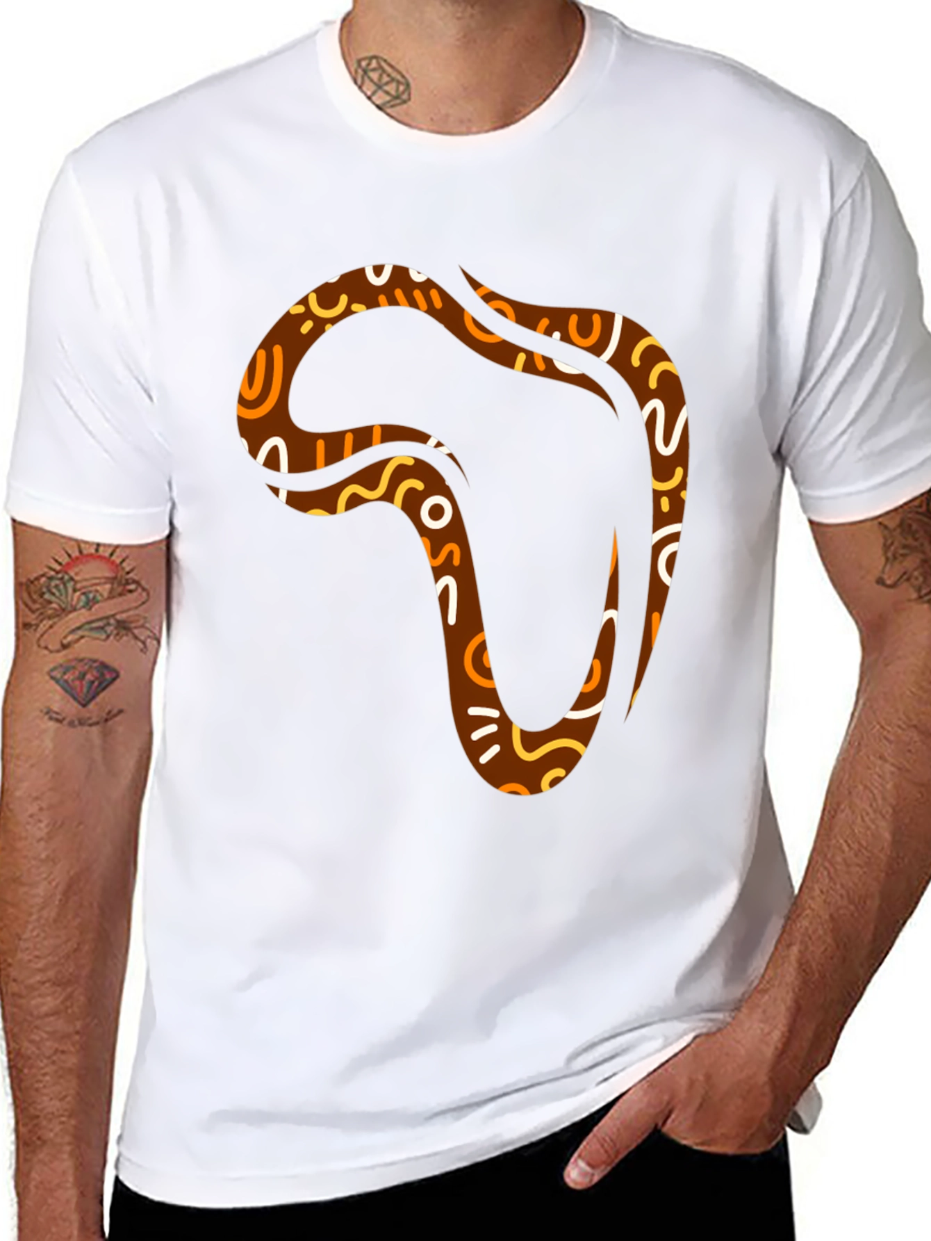 Abstract Africa Tee