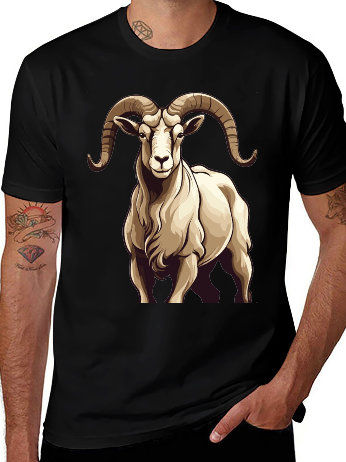 Ram Graphic Tee - Bold & Unique Design
