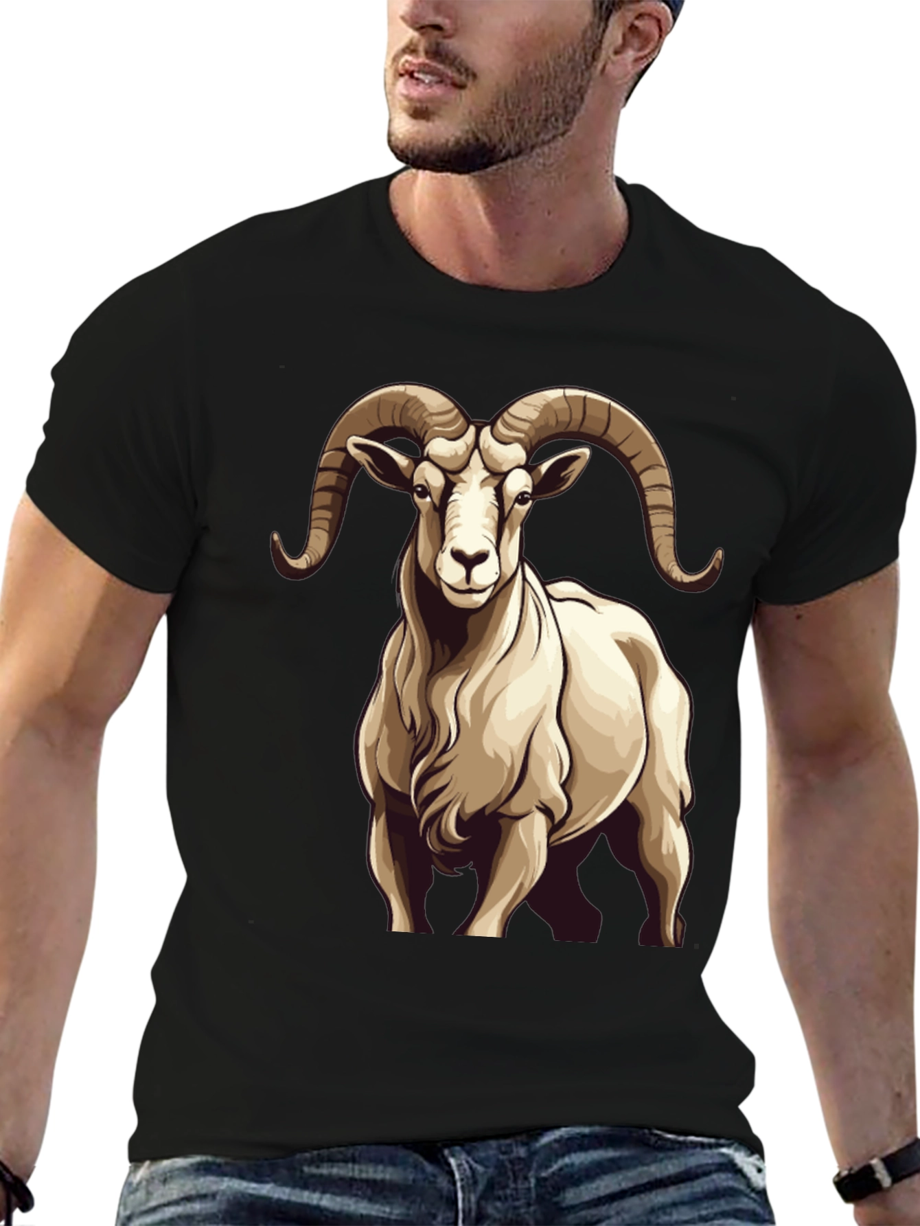 Ram Graphic Tee - Bold & Unique Design