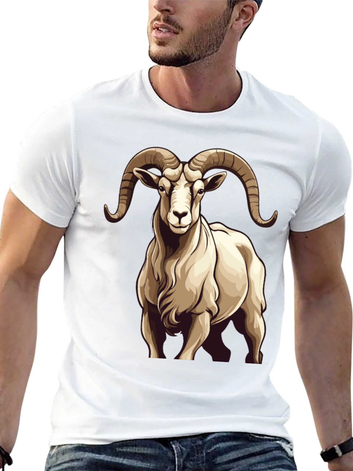 Ram Graphic Tee - Bold & Unique Design