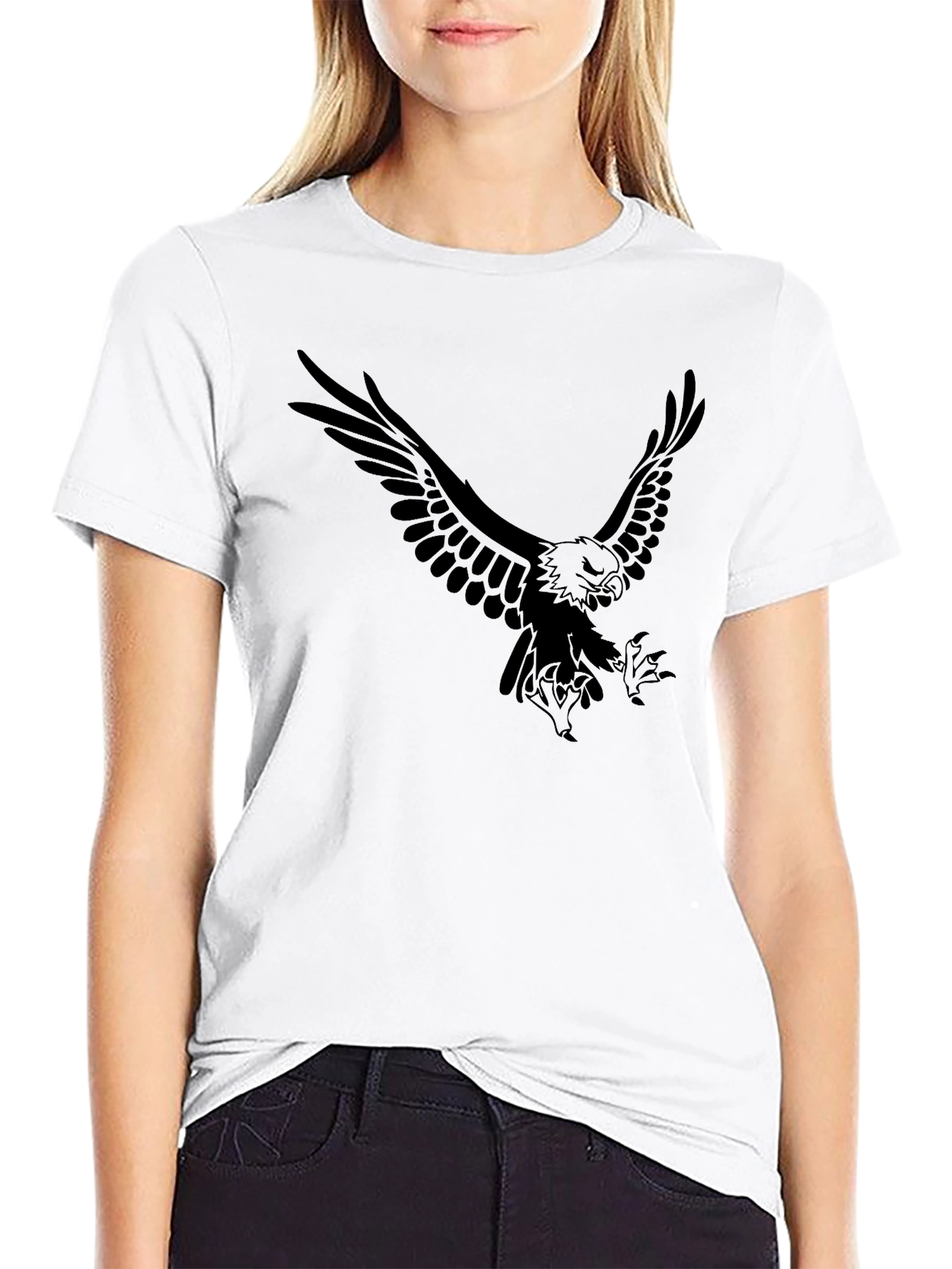 Black Eagle Graphic Tee - Menswear