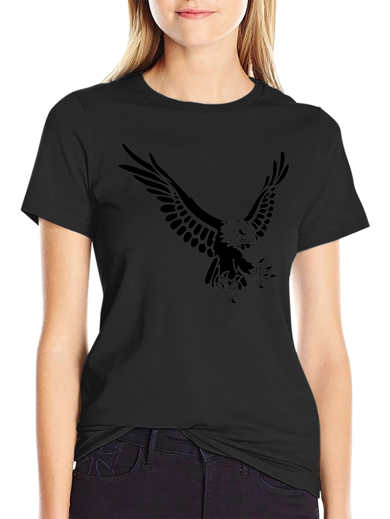 Black Eagle Graphic Tee - Menswear