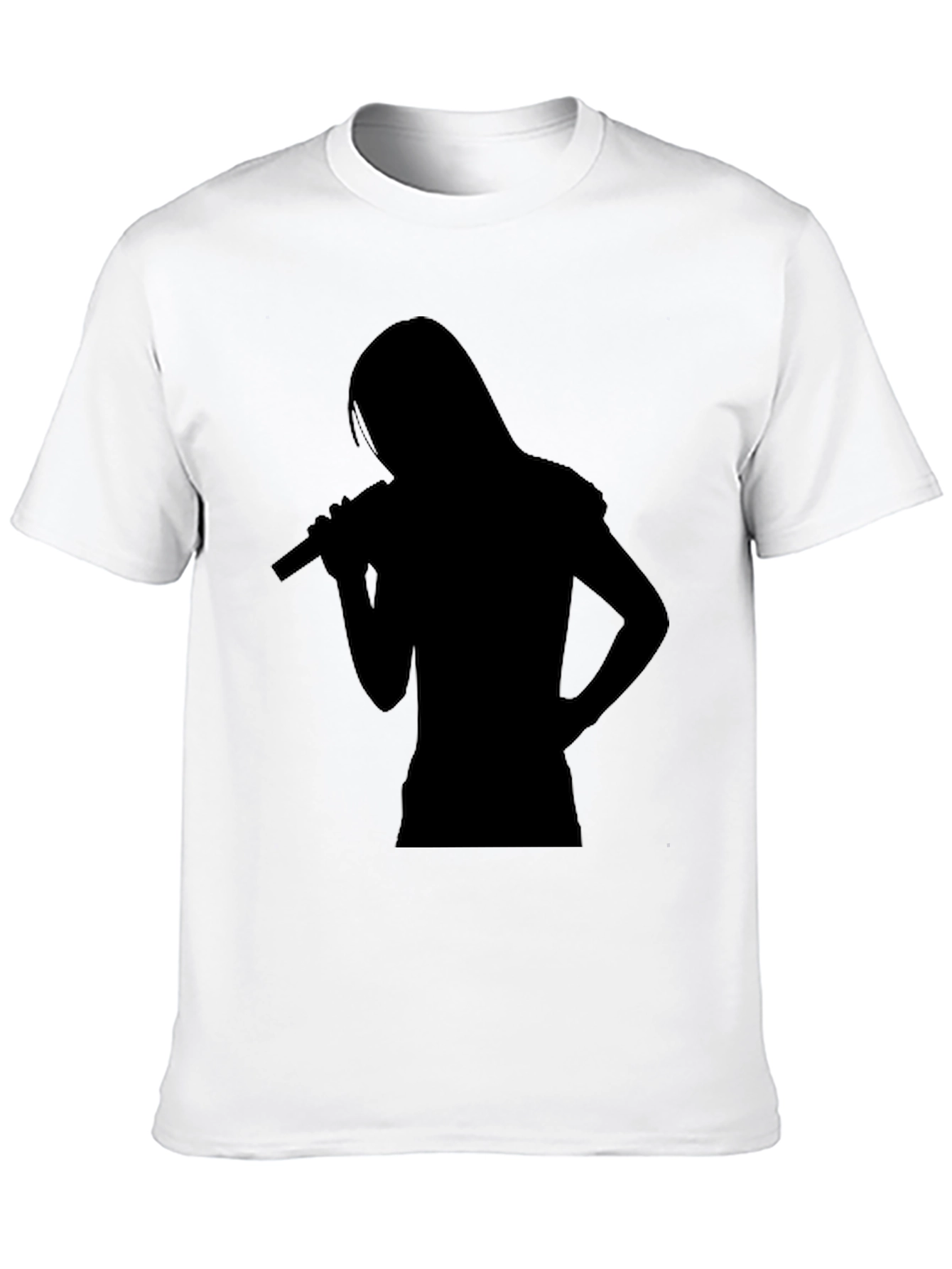 Silhouette Singer Black T-Shirt