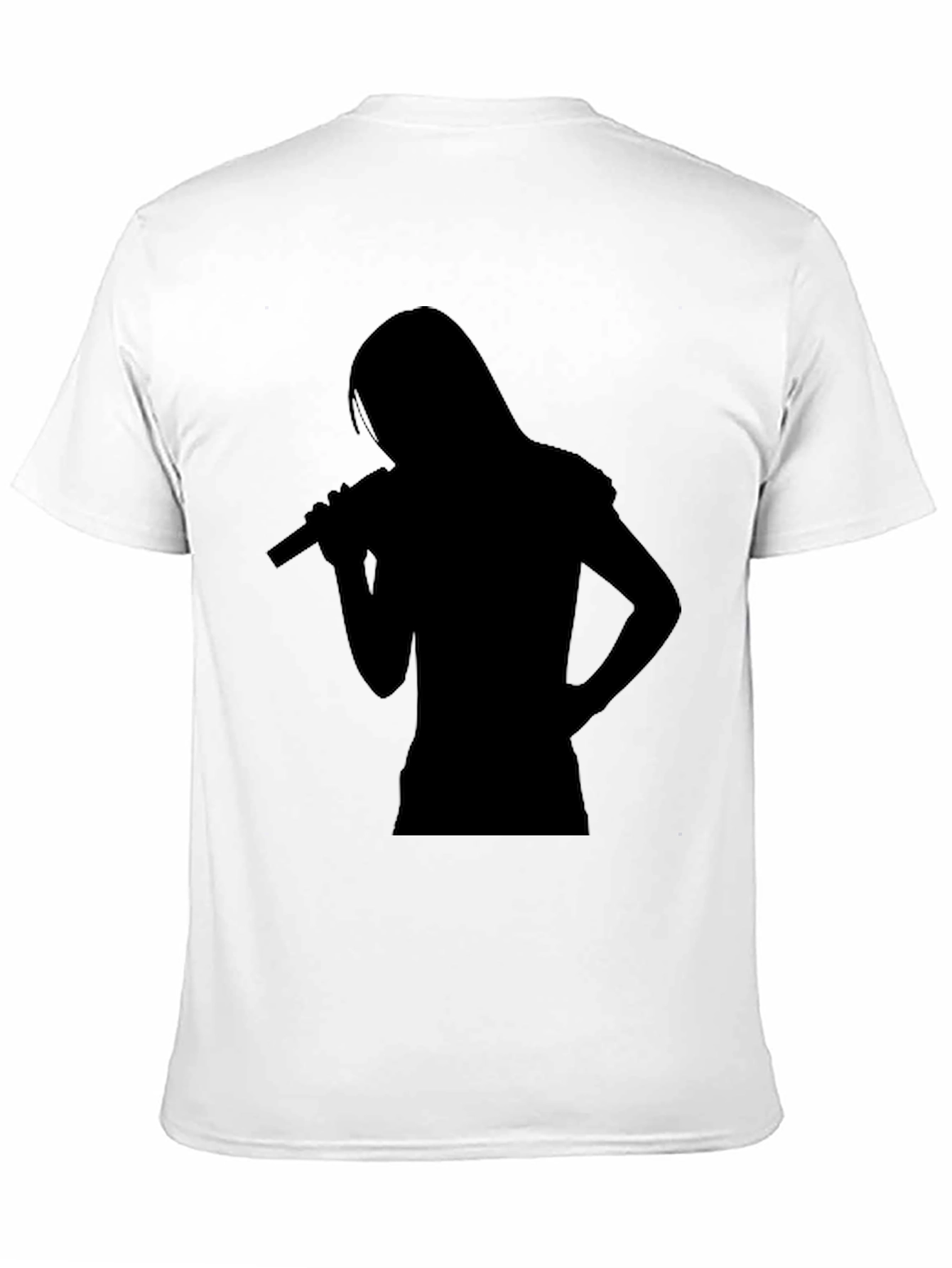 Silhouette Singer Black T-Shirt