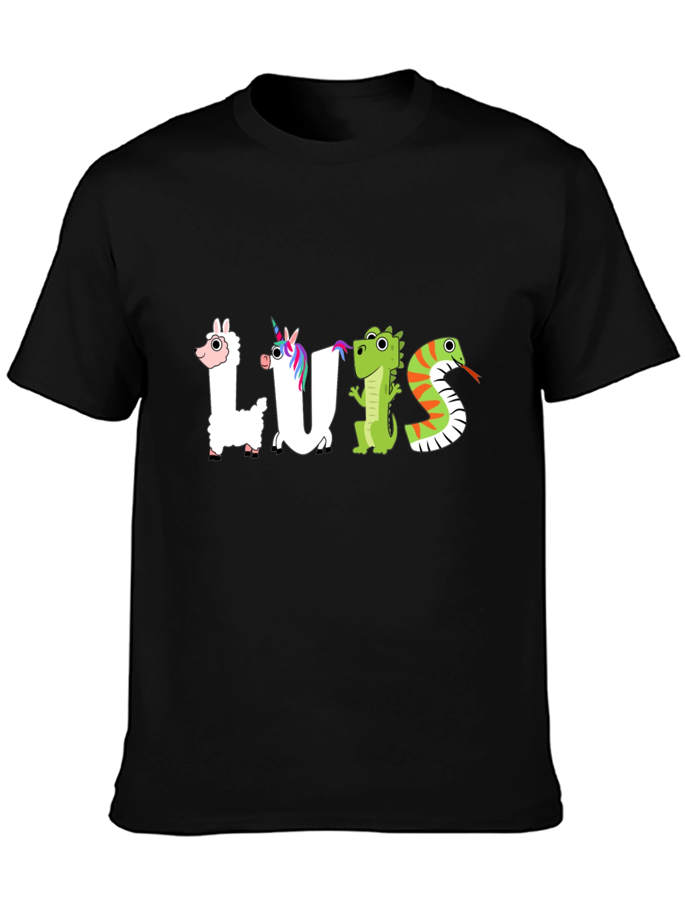 Luis Animal Letter T-Shirt