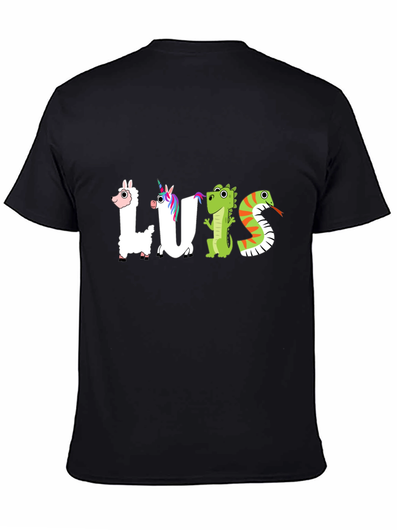 Luis Animal Letter T-Shirt