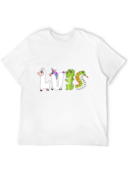 Luis Animal Letter T-Shirt