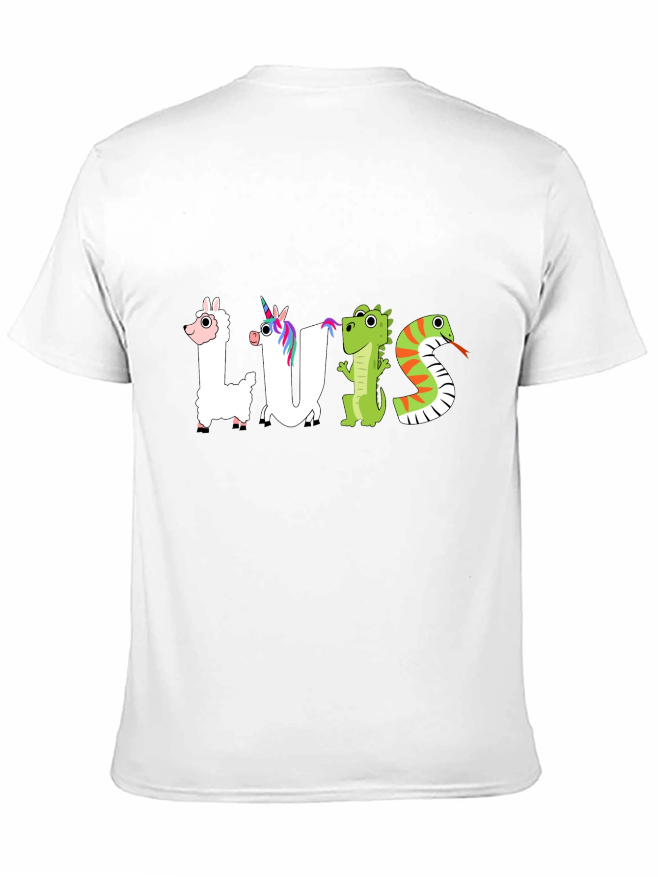 Luis Animal Letter T-Shirt