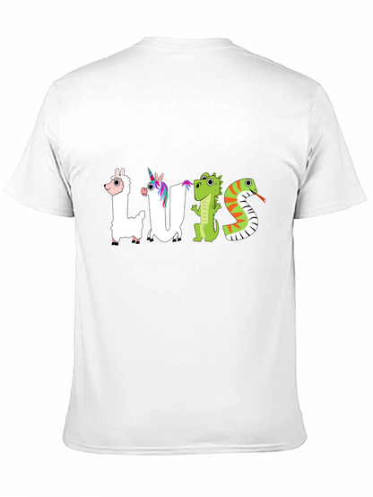 Luis Animal Letter T-Shirt