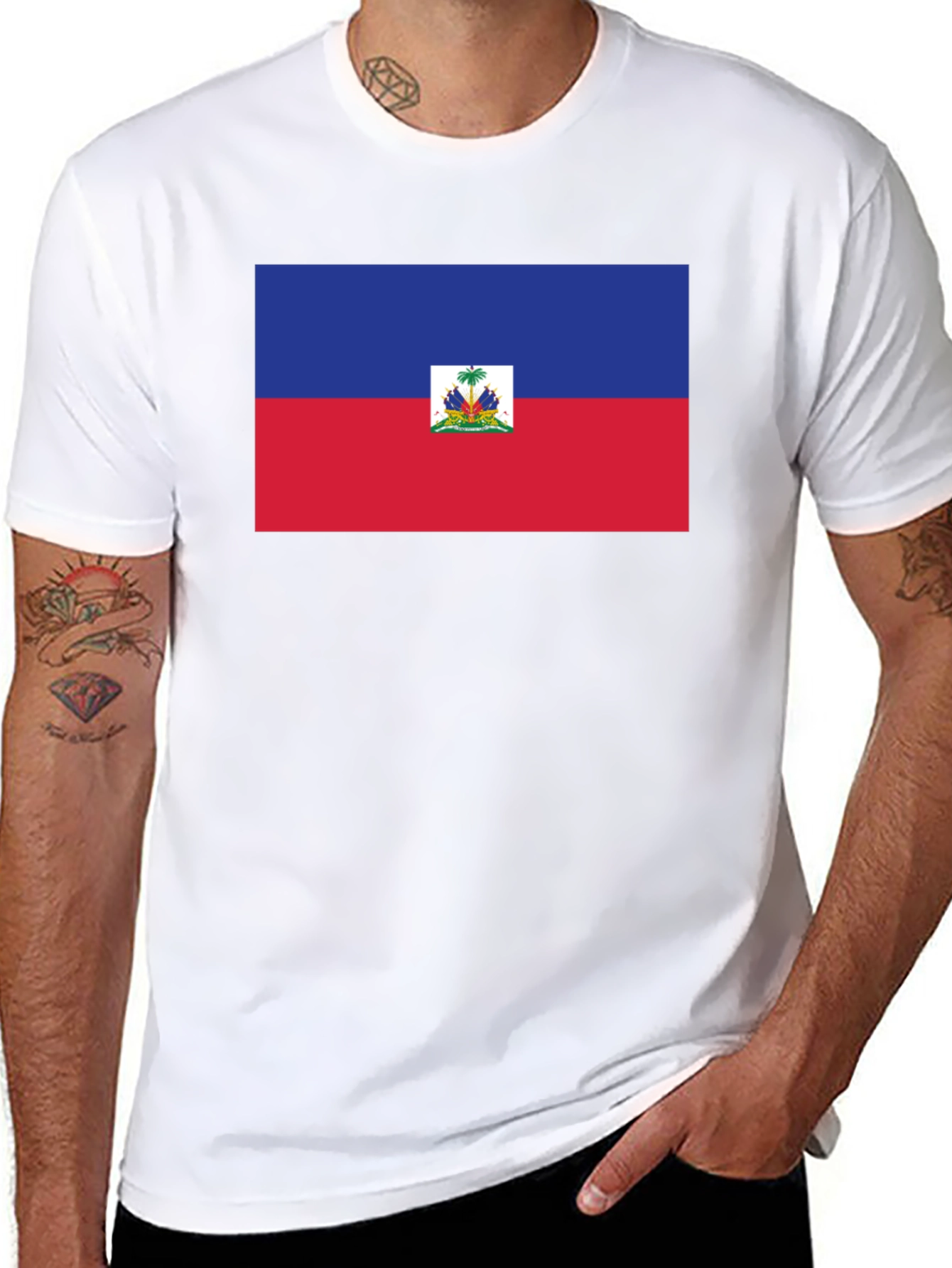 Haiti Flag T-Shirt - Patriotic Pride Tee