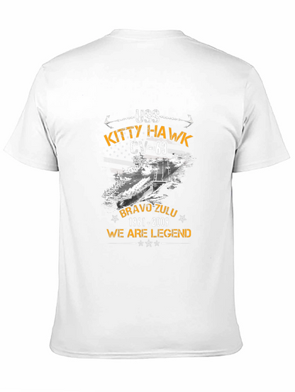 USS Kitty Hawk CV-63 Black T-Shirt