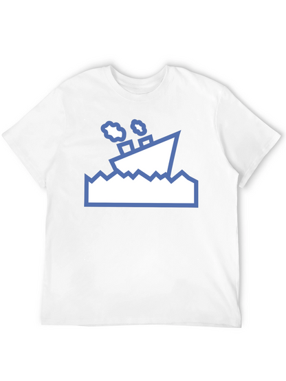 Nautical T-Shirt - Sinking Ship Graphic Tee