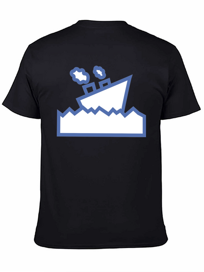 Nautical T-Shirt - Sinking Ship Graphic Tee