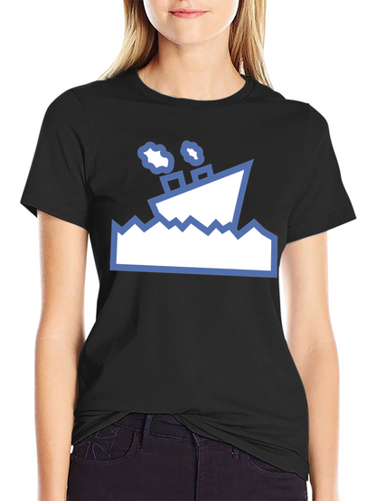 Nautical T-Shirt - Sinking Ship Graphic Tee