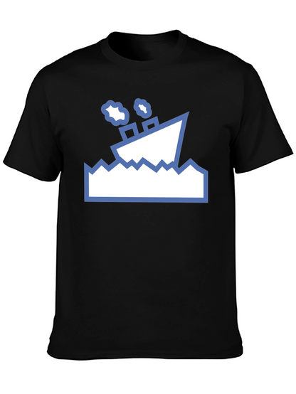 Nautical T-Shirt - Sinking Ship Graphic Tee