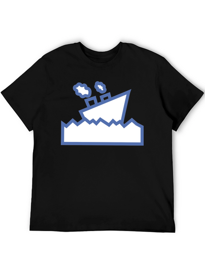 Nautical T-Shirt - Sinking Ship Graphic Tee