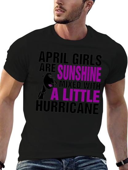 April Girl Sunshine Hurricane Graphic Tee