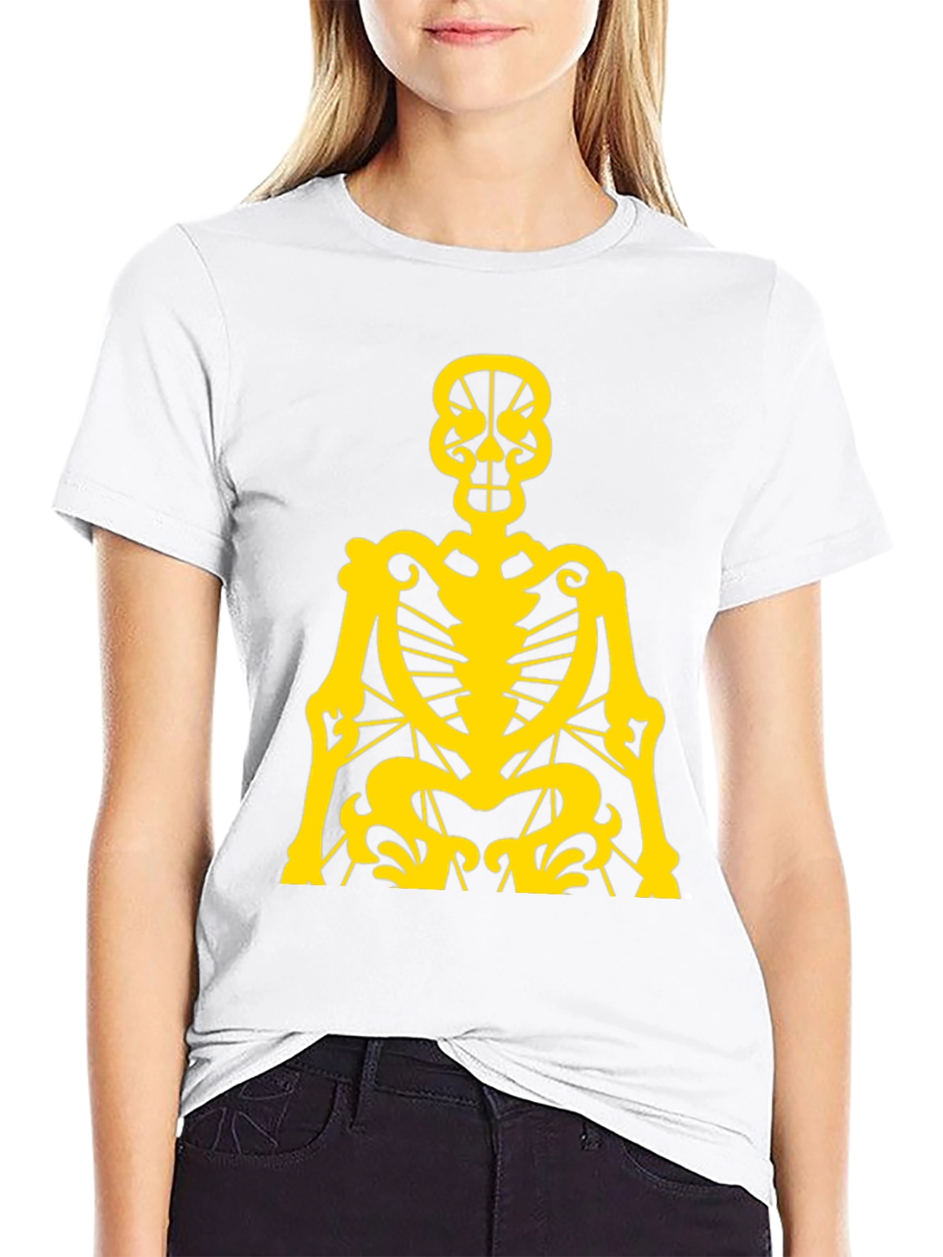 Skeleton Graphic Tee - Black