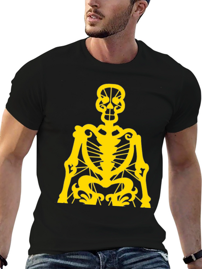 Skeleton Graphic Tee - Black