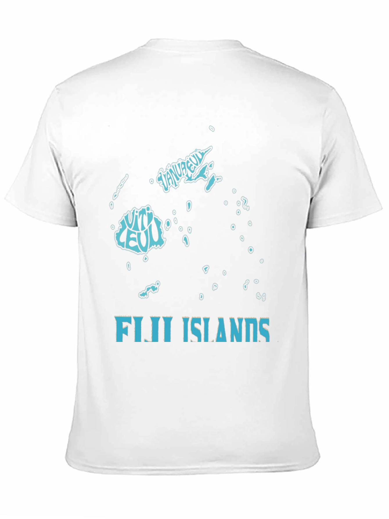 Fiji Islands Map Graphic T-Shirt