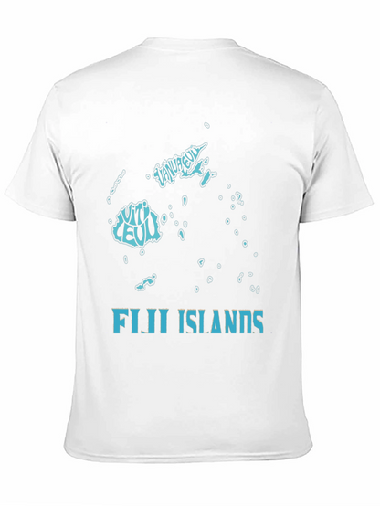 Fiji Islands Map Graphic T-Shirt