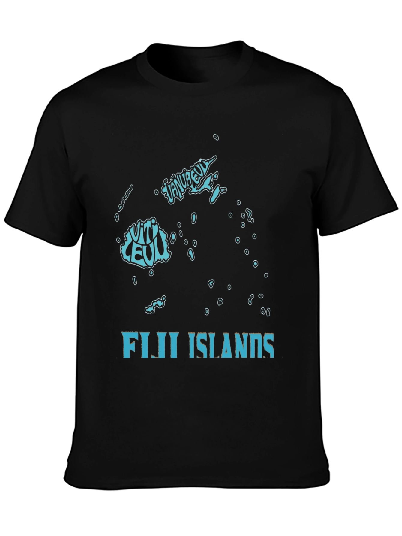 Fiji Islands Map Graphic T-Shirt