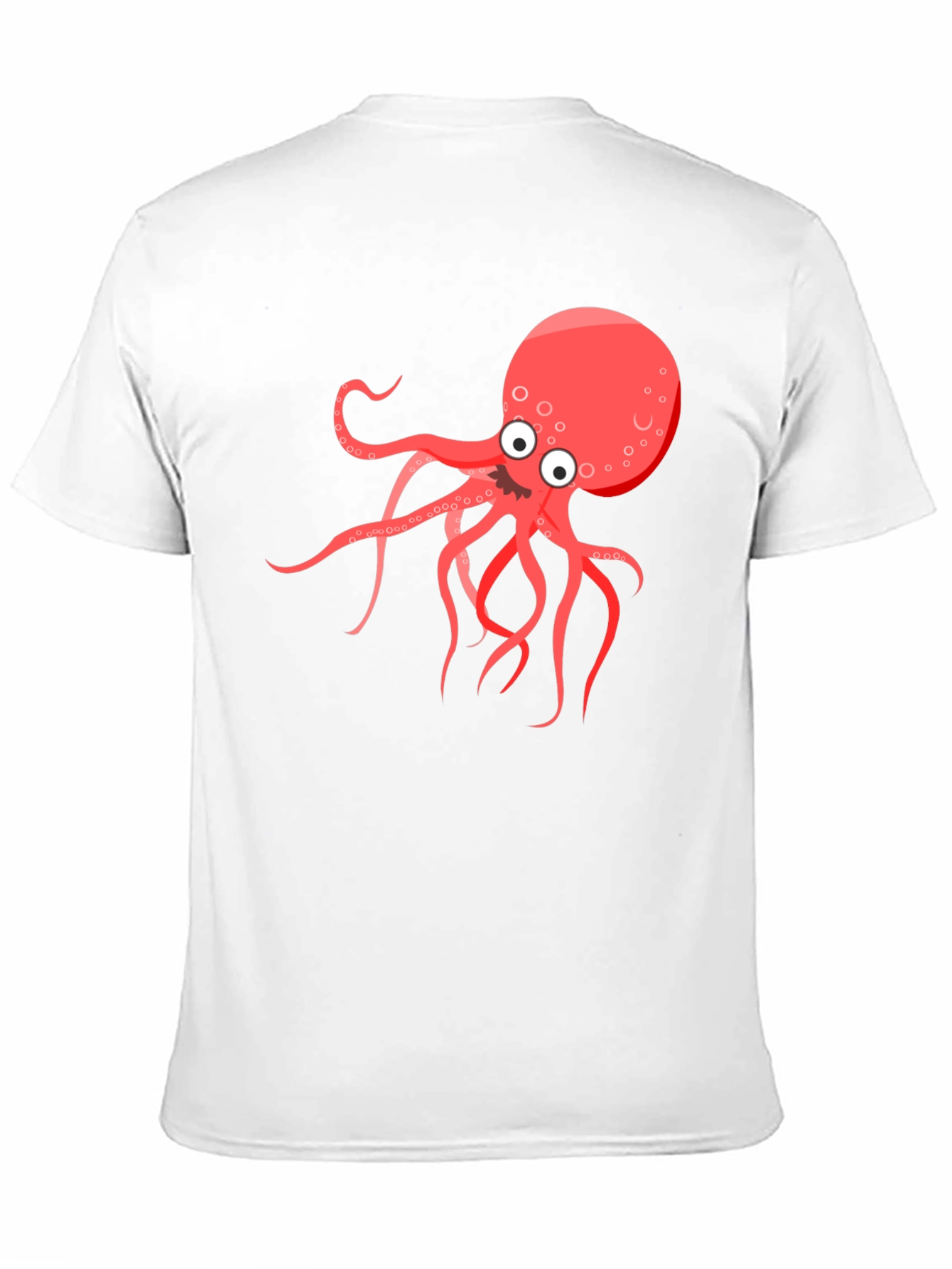 Cartoon Octopus Graphic T-Shirt