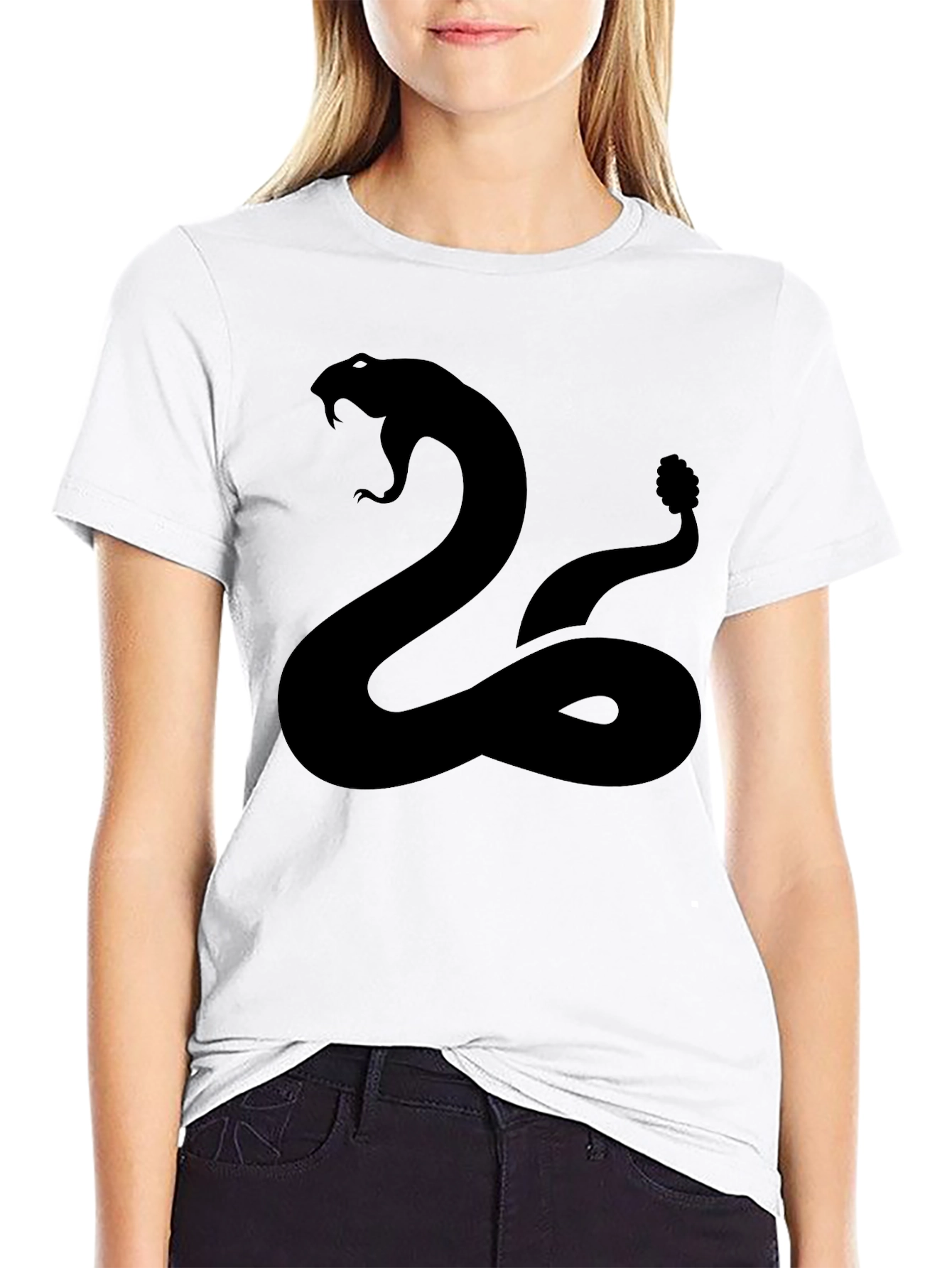 Black Snake Graphic T-Shirt
