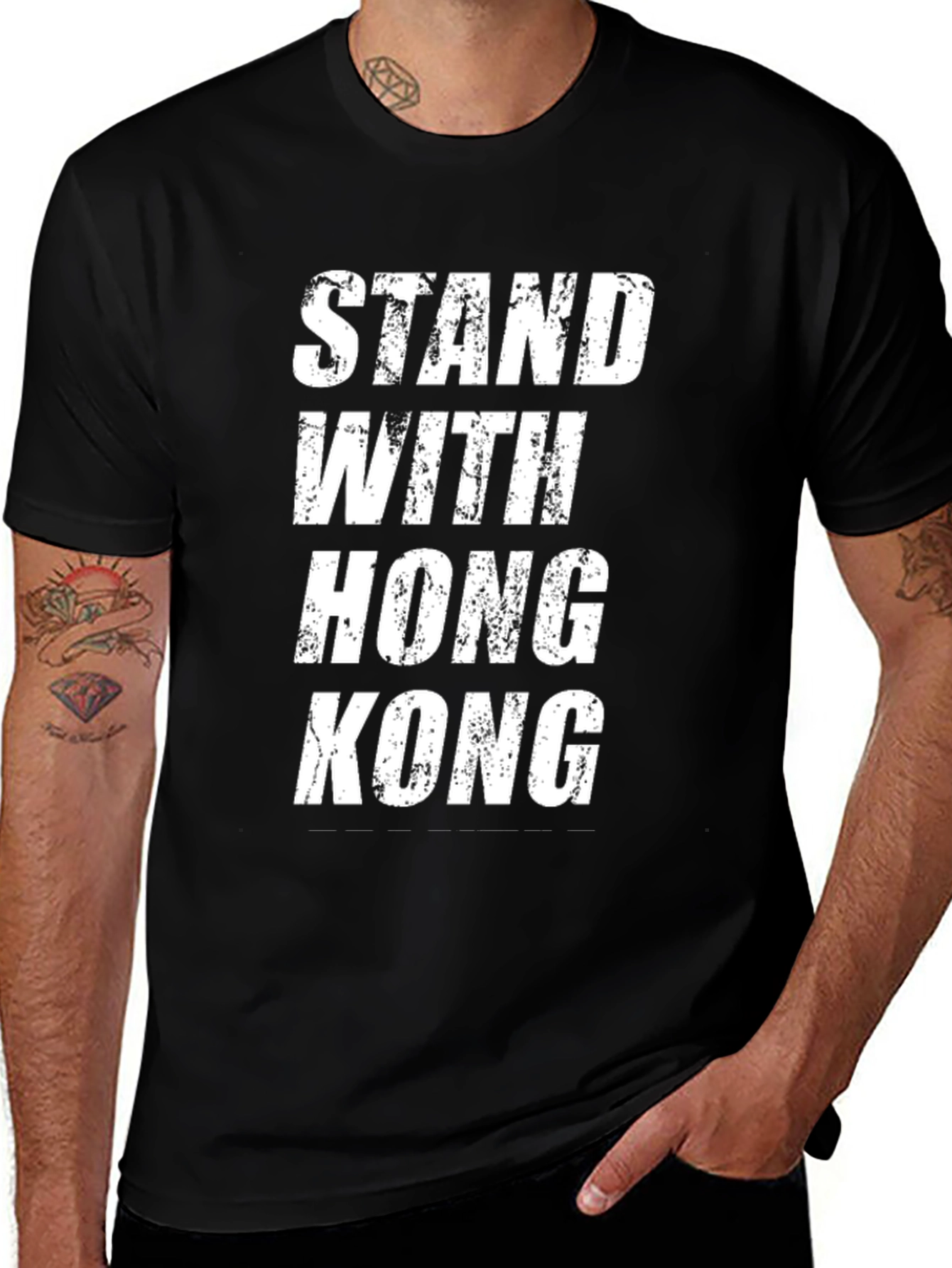 Stand With Hong Kong Graphic Tee - Activism T-Shirt