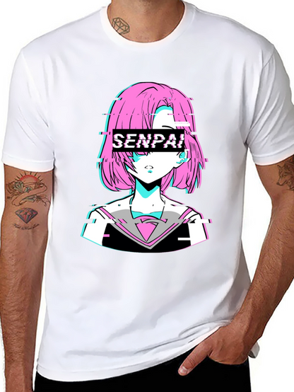 Senpai Anime Graphic T-Shirt