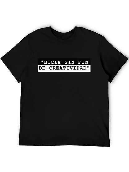 Creative Loop Black Graphic Tee