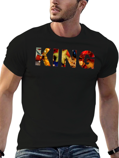 King Christmas Ornament Graphic Tee