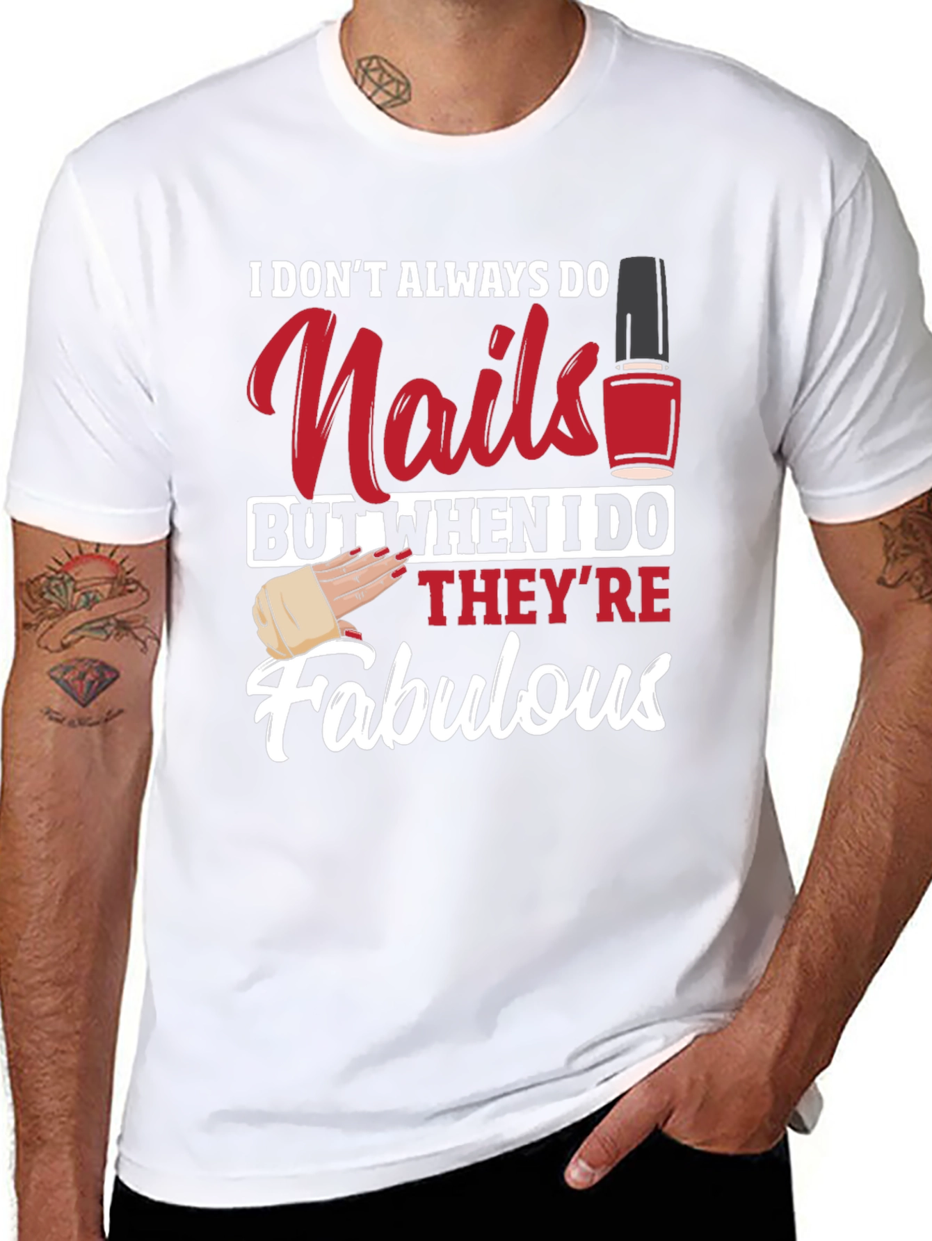 Nails Fabulous T-Shirt - Funny Nail Tech Shirt