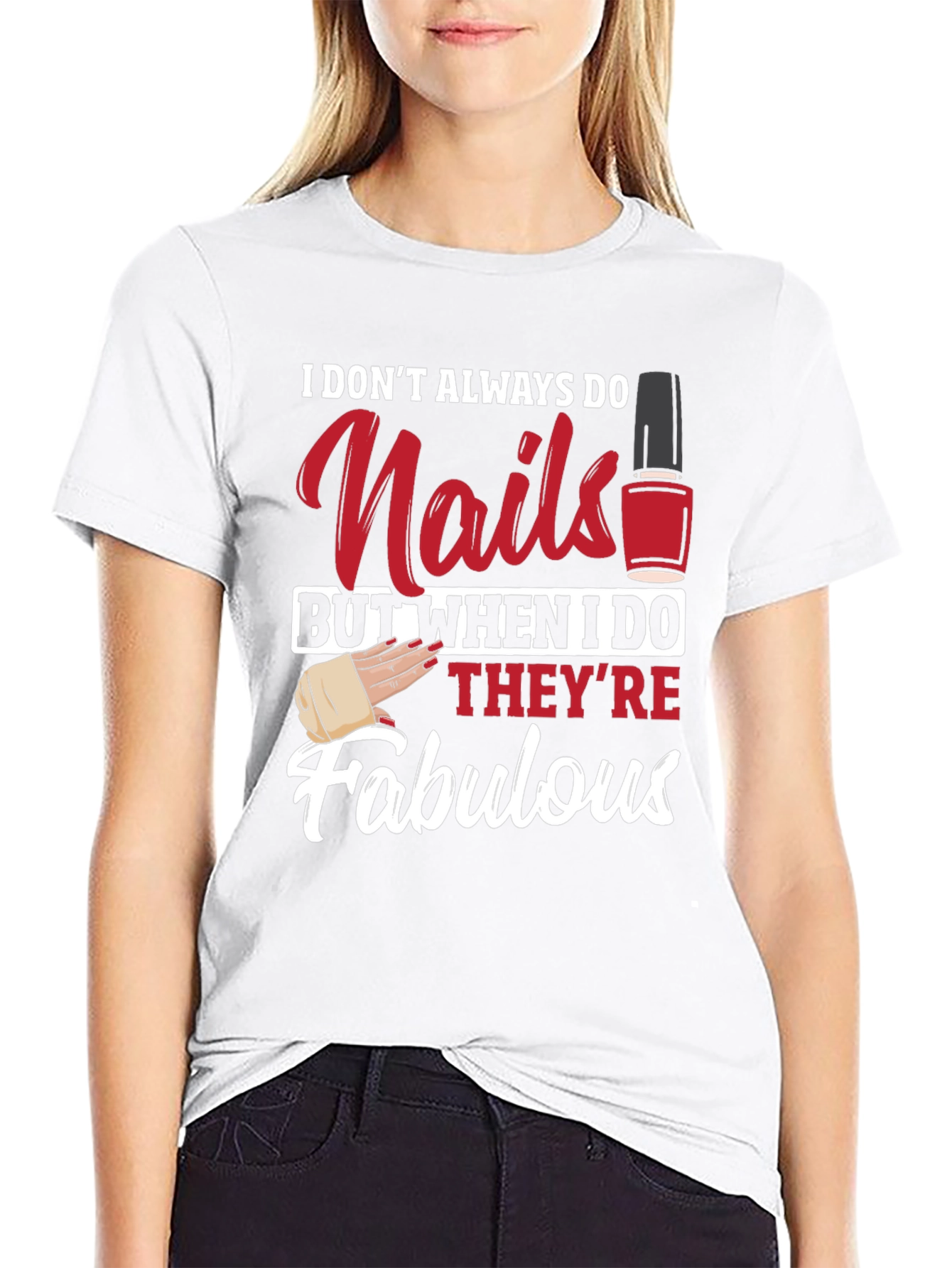Nails Fabulous T-Shirt - Funny Nail Tech Shirt