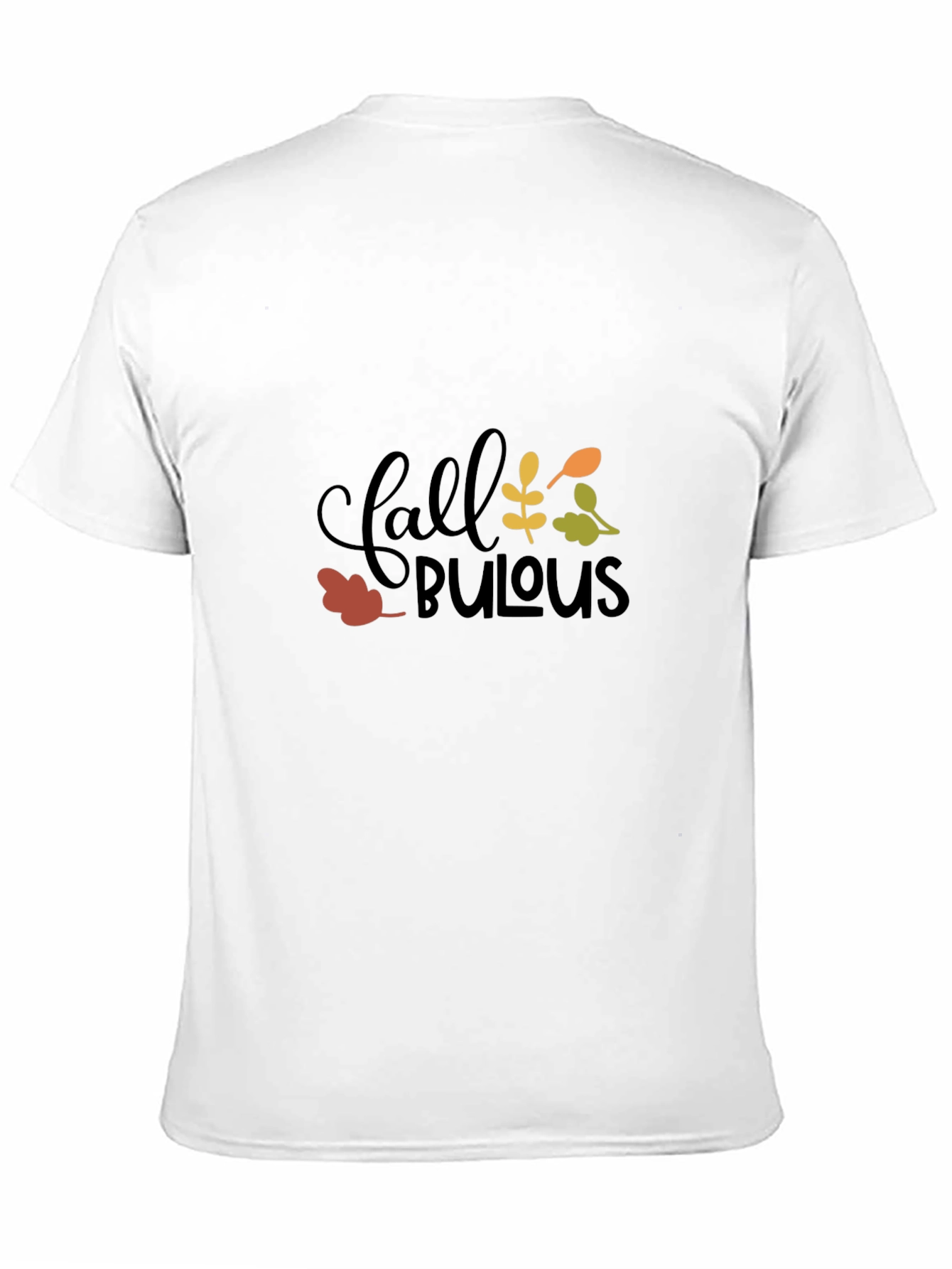 Fall Fabulous Graphic Tee - Black Cotton T-Shirt