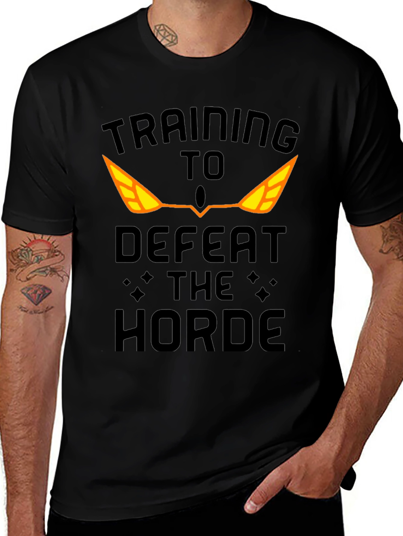 Training to Defeat the Horde Graphic T-Shirt