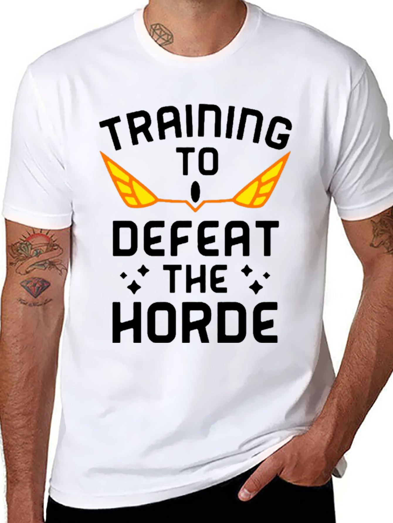 Training to Defeat the Horde Graphic T-Shirt